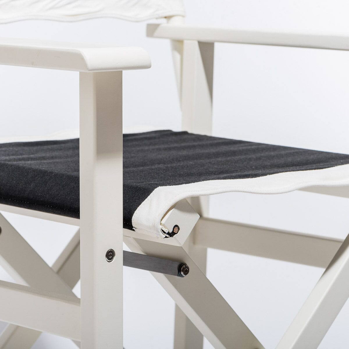 The Directors Chair - Table Height - Rivie Black Directors Chair Business & Pleasure Co Aus