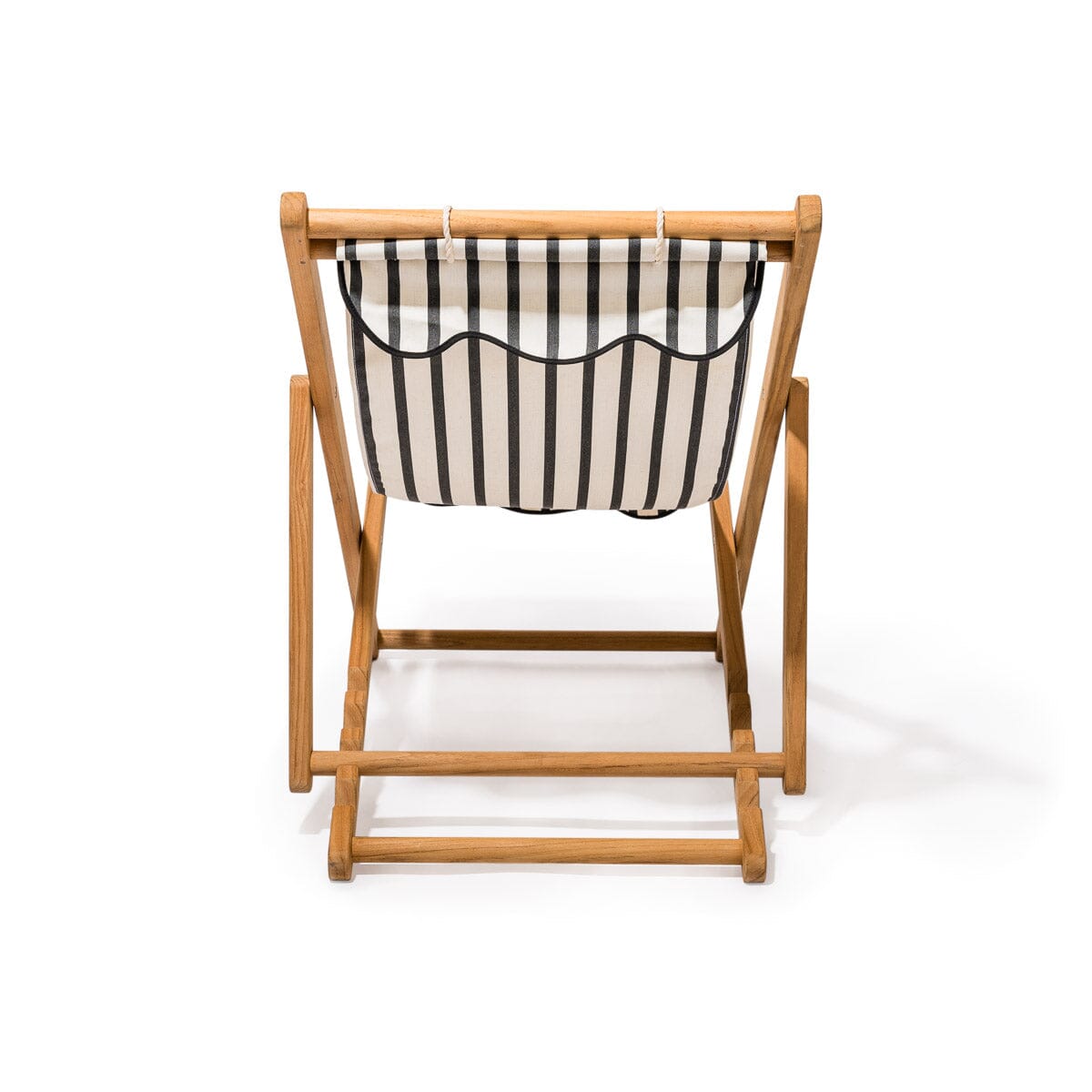 The Sling Chair - Monaco Black Stripe Sling Chair Business & Pleasure Co Aus