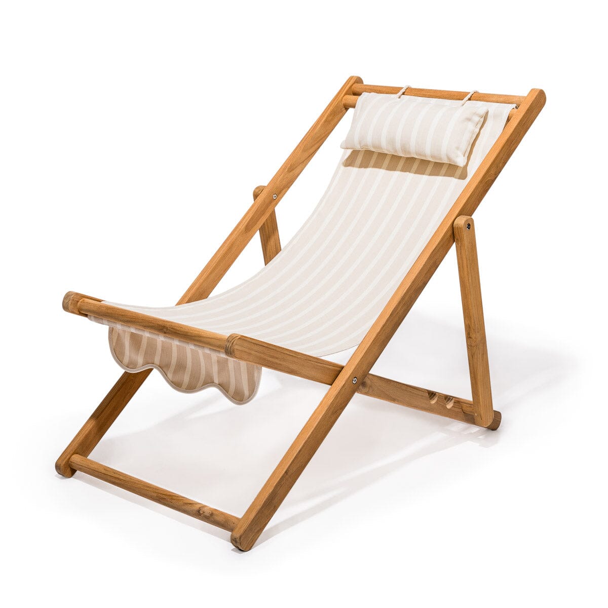 The Sling Chair - Monaco Natural Stripe Sling Chair Business & Pleasure Co Aus 