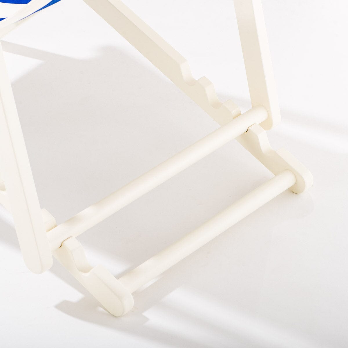 The Sling Chair - Acacia White - Crew Mediterranean Blue Stripe Sling Chair Business & Pleasure Co.