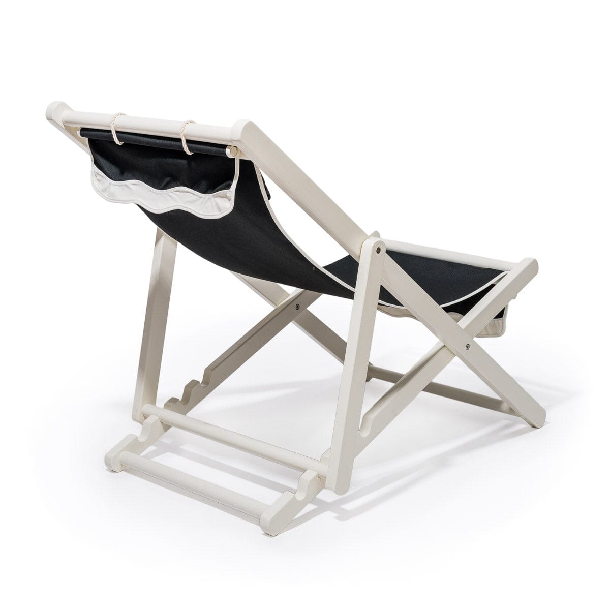 The Sling Chair - Rivie Black Sling Chair Business & Pleasure Co Aus