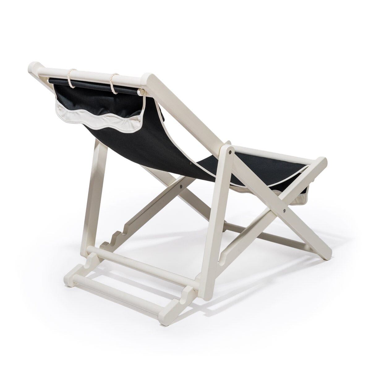 The Sling Chair - Rivie Black Sling Chair Business & Pleasure Co Aus 