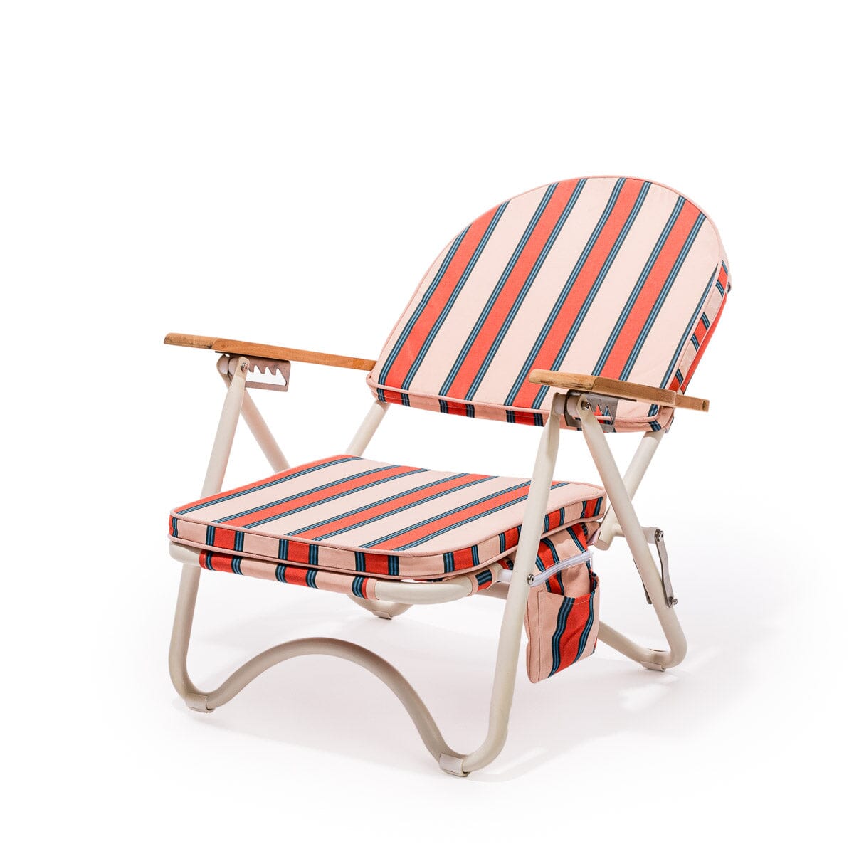 The Pam Chair - Bistro Dusty Pink Stripe Pam Chair Business & Pleasure Co Aus