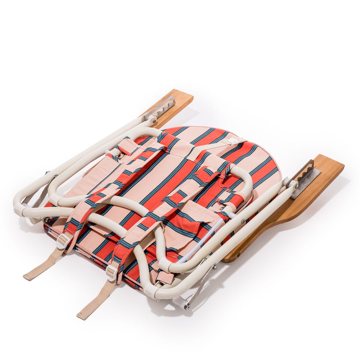 The Pam Chair - Bistro Dusty Pink Stripe Pam Chair Business & Pleasure Co Aus