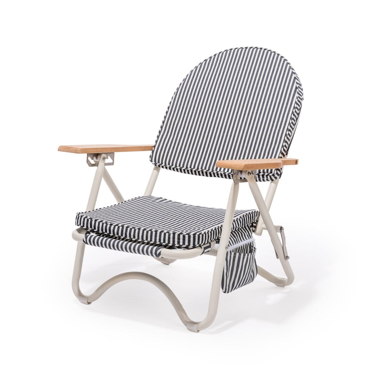 The Pam Chair - Laurens Navy Stripe Pam Chair Business & Pleasure Co Aus
