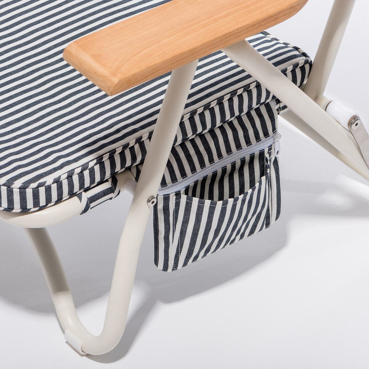 The Pam Chair - Laurens Navy Stripe Pam Chair Business & Pleasure Co Aus