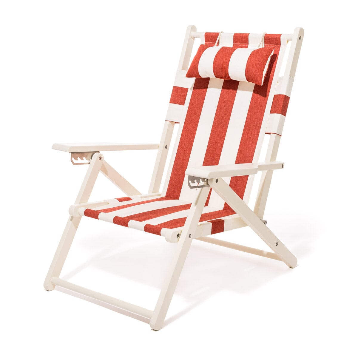 The Tommy Chair - Acacia White - Crew Le Sirenuse Stripe Tommy Chair Business & Pleasure Co.