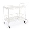 Swatch for The Al Fresco Bar Cart - Antique White