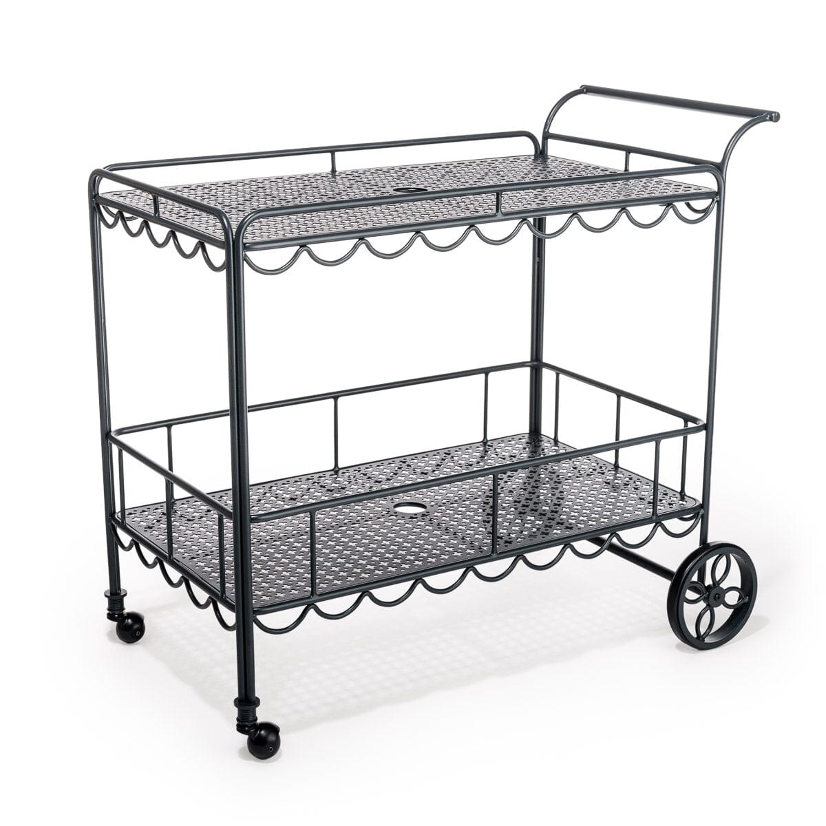 The Al Fresco Bar Cart - Vintage Black Al Fresco Bar Cart Business & Pleasure Co Aus 