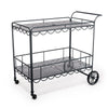Swatch for The Al Fresco Bar Cart - Vintage Black
