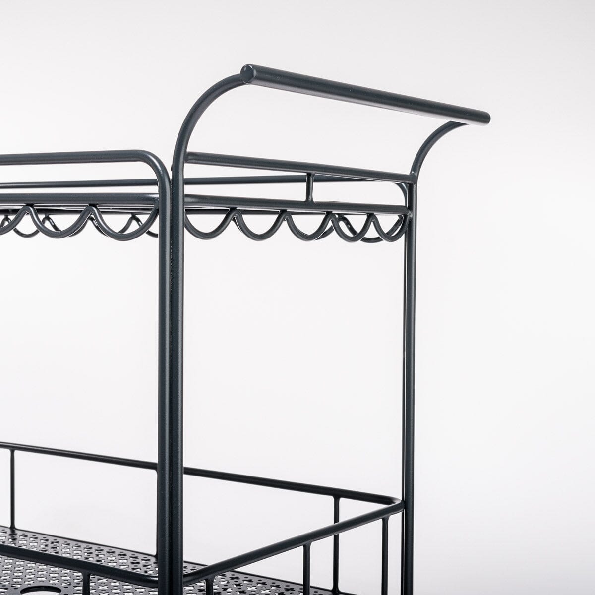 The Al Fresco Bar Cart - Vintage Black Al Fresco Bar Cart Business & Pleasure Co Aus