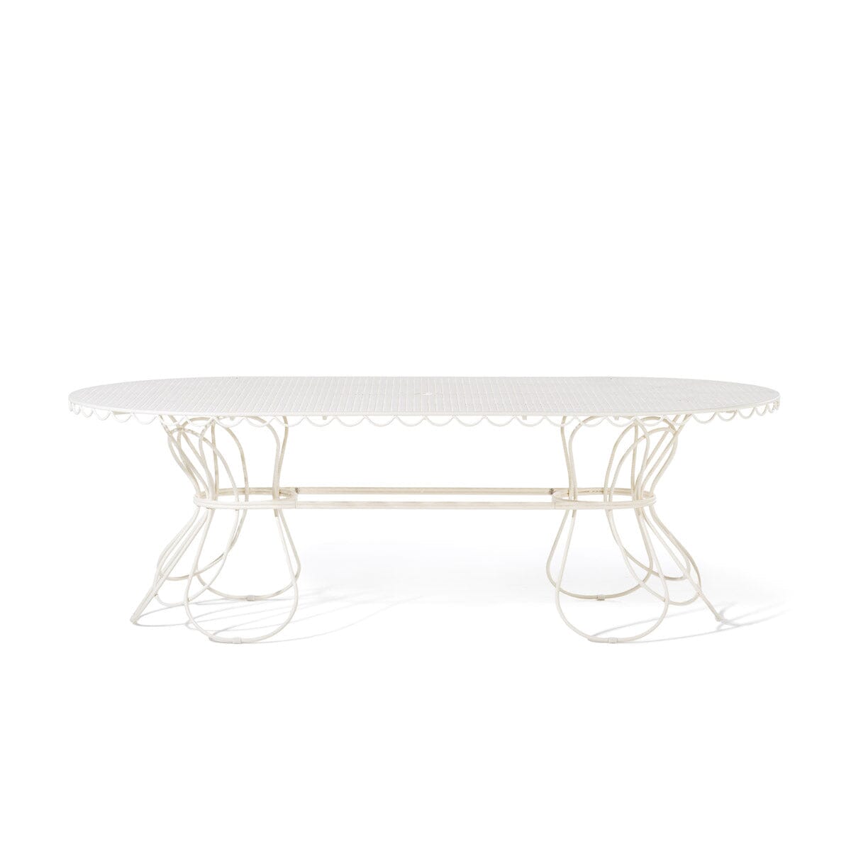 Product image of The Al Fresco Oval Dining Table - Antique White Al Fresco Dining Table Business & Pleasure Co Aus