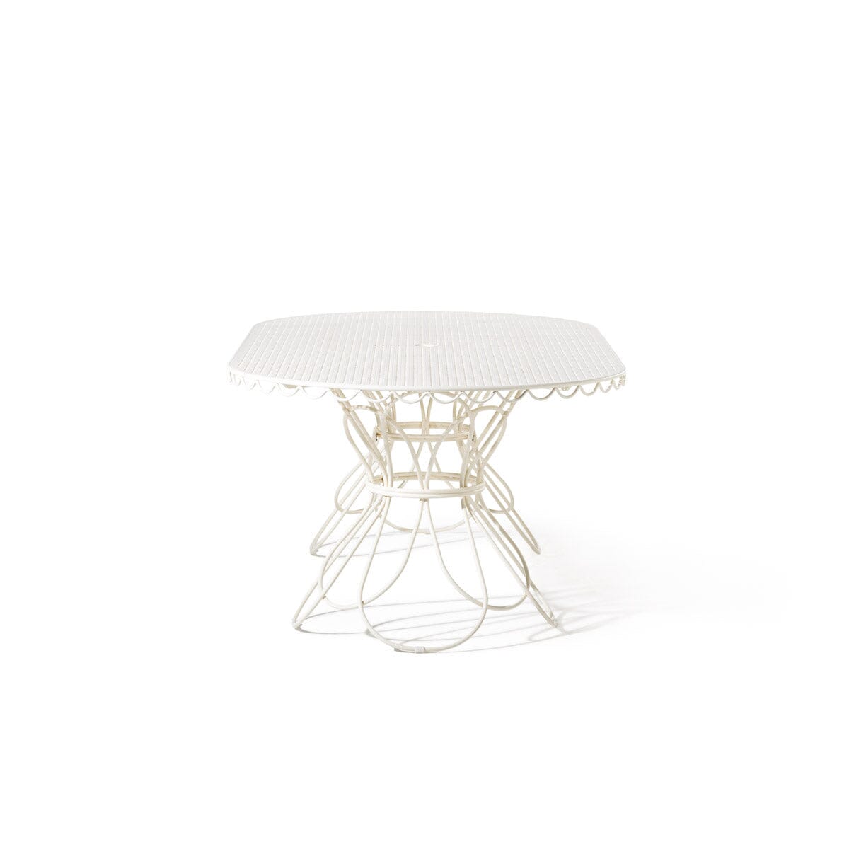 The Al Fresco Oval Dining Table - Antique White Al Fresco Dining Table Business & Pleasure Co Aus