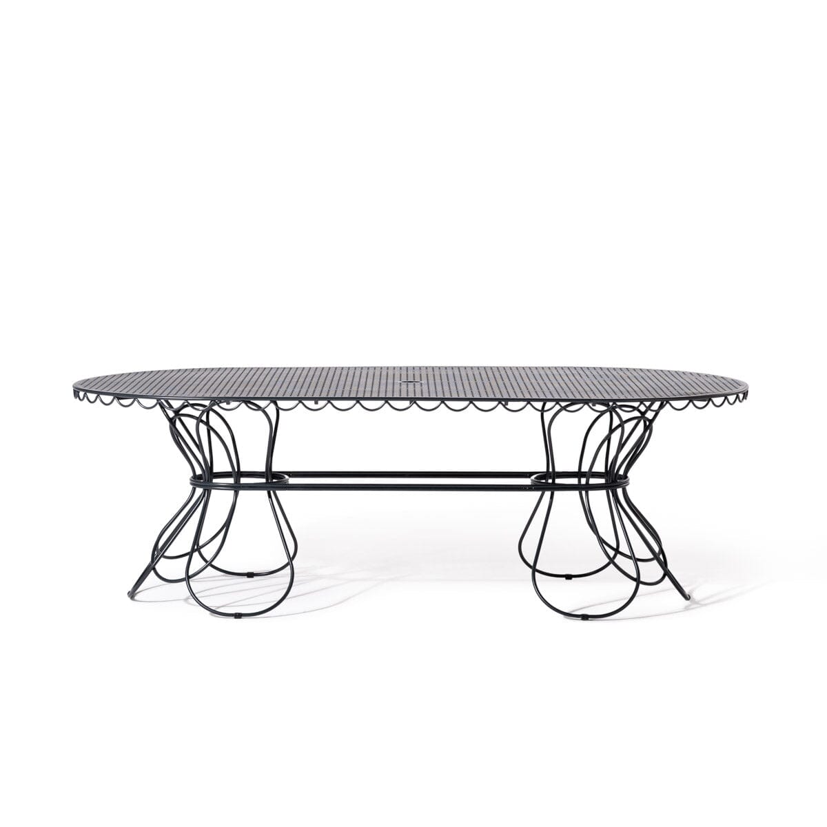 Product image of The Al Fresco Oval Dining Table - Vintage Black Al Fresco Dining Table Business & Pleasure Co Aus