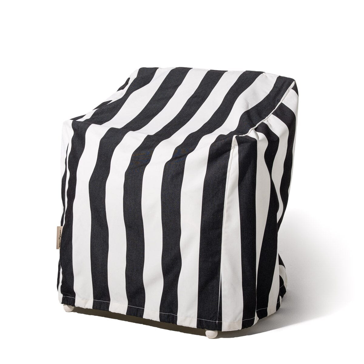 Product image of Dining Chair Cover - Crew Vintage Black Stripe Dining Chair Cover Business & Pleasure Co Aus