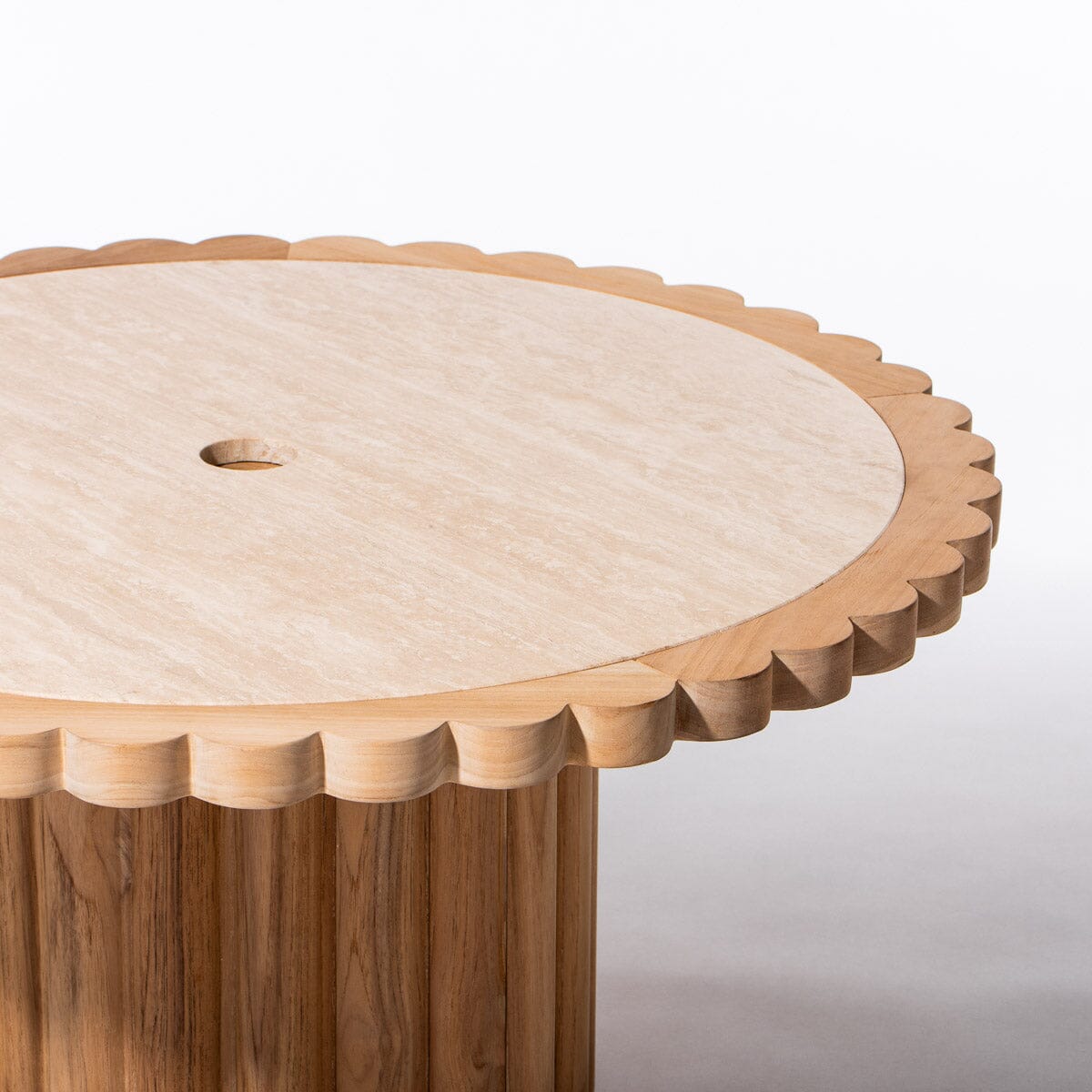The Daisy Side Table - Teakwood Daisy Side Table Business & Pleasure Co Aus