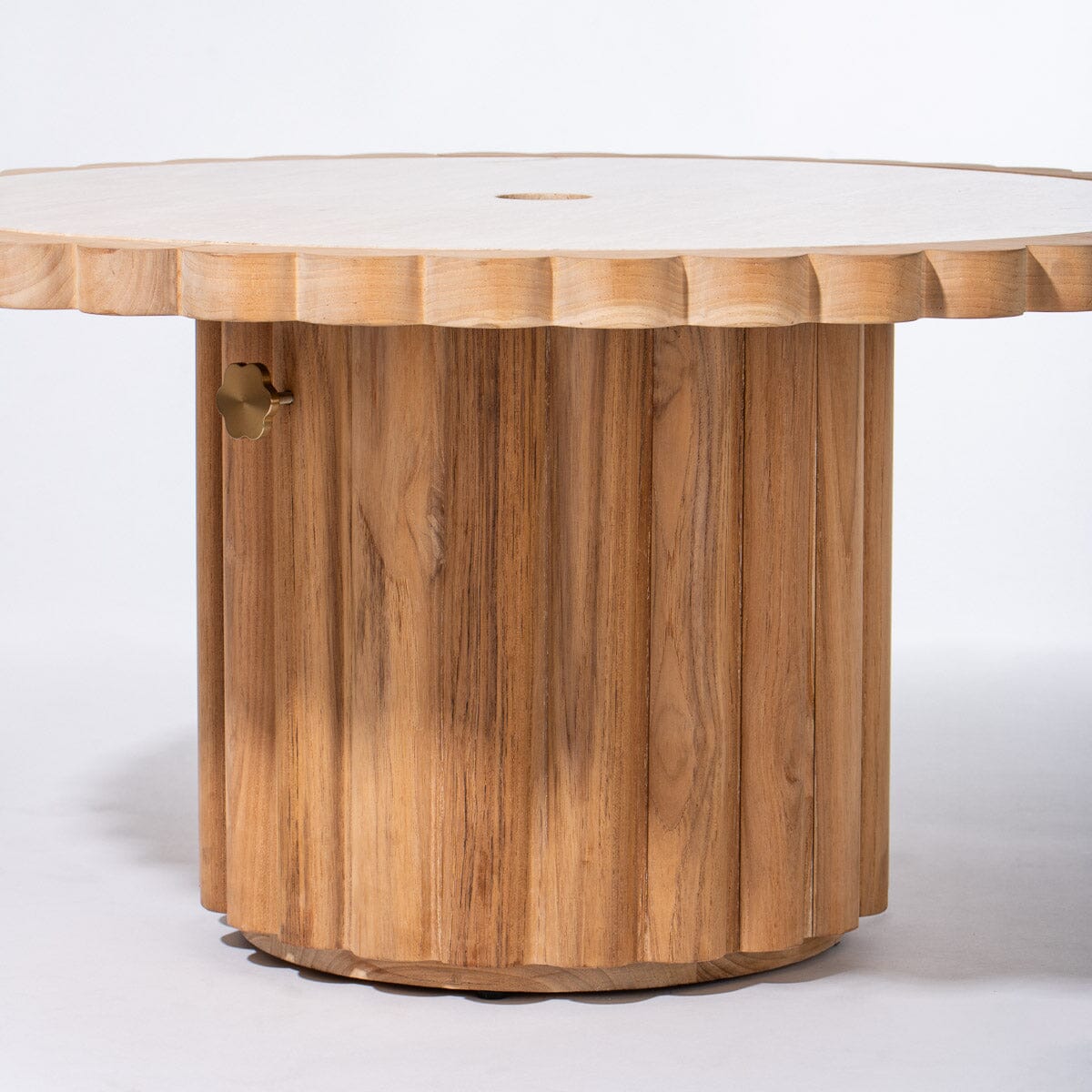 The Daisy Side Table - Teakwood Daisy Side Table Business & Pleasure Co Aus
