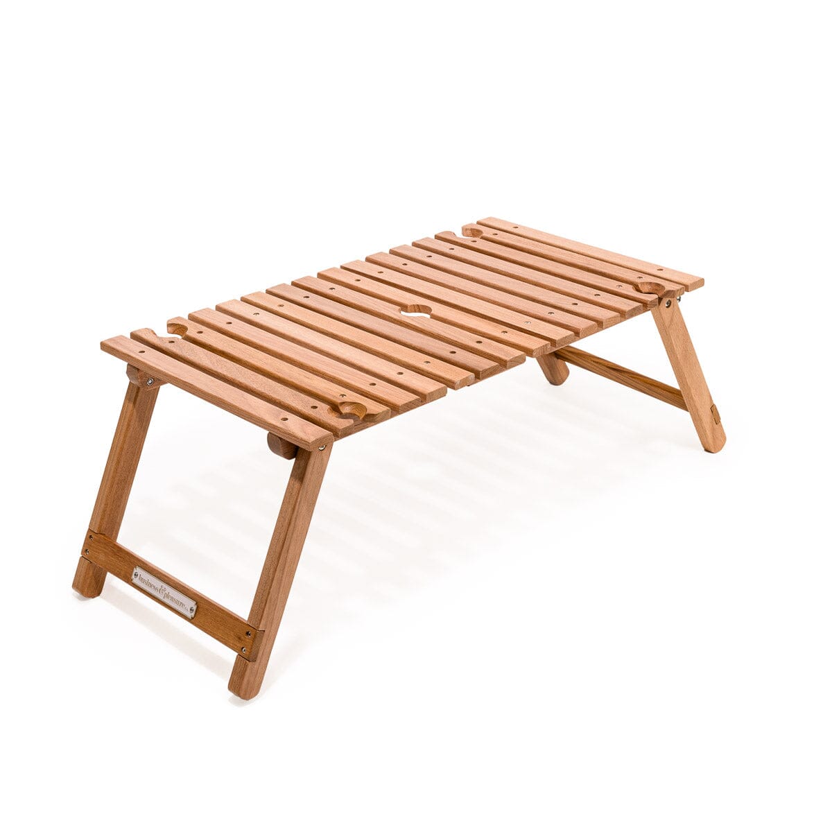 The Folding Picnic Table - Teakwood Folding Table Business & Pleasure Co Aus