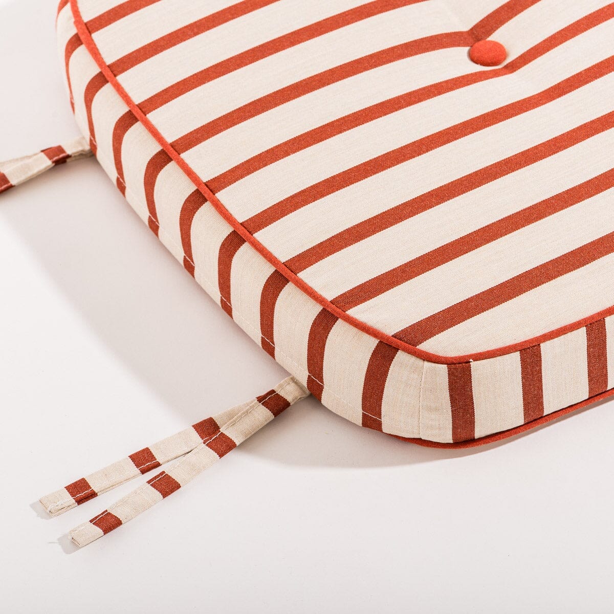 The Al Fresco Dining Chair Cushion - Monaco Le Sirenuse Stripe Al Fresco Chair Cushion Business & Pleasure Co.