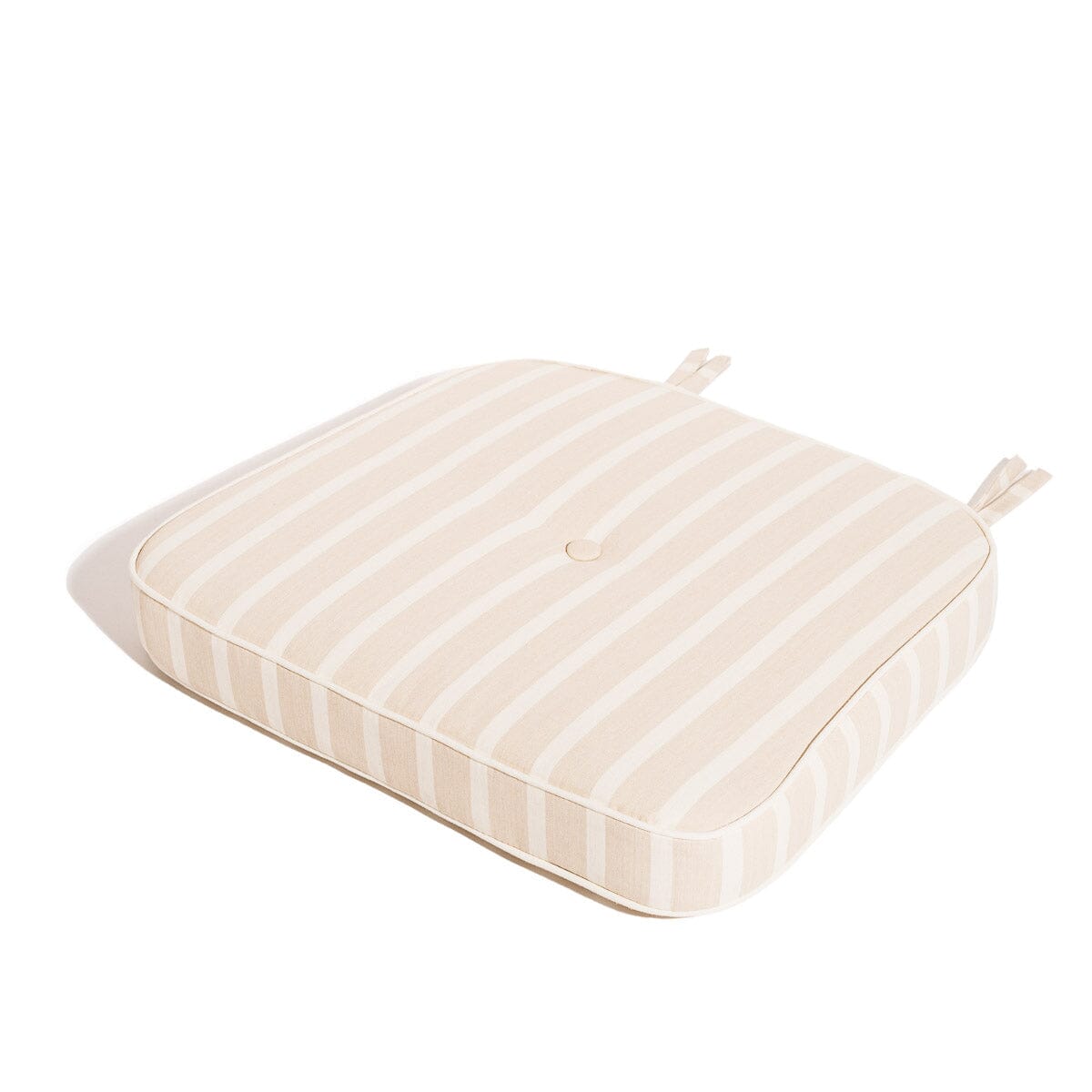 Product image of The Al Fresco Chair Cushion - Monaco Natural Stripe Al Fresco Chair Cushion Business & Pleasure Co Aus