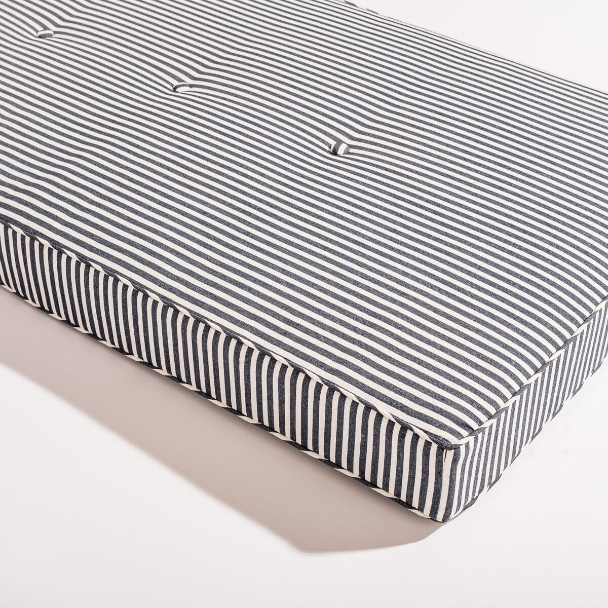 The Al Fresco Sun Lounger Cushion - Lauren's Navy Stripe Al Fresco Sun Lounger Cushions Business & Pleasure Co.