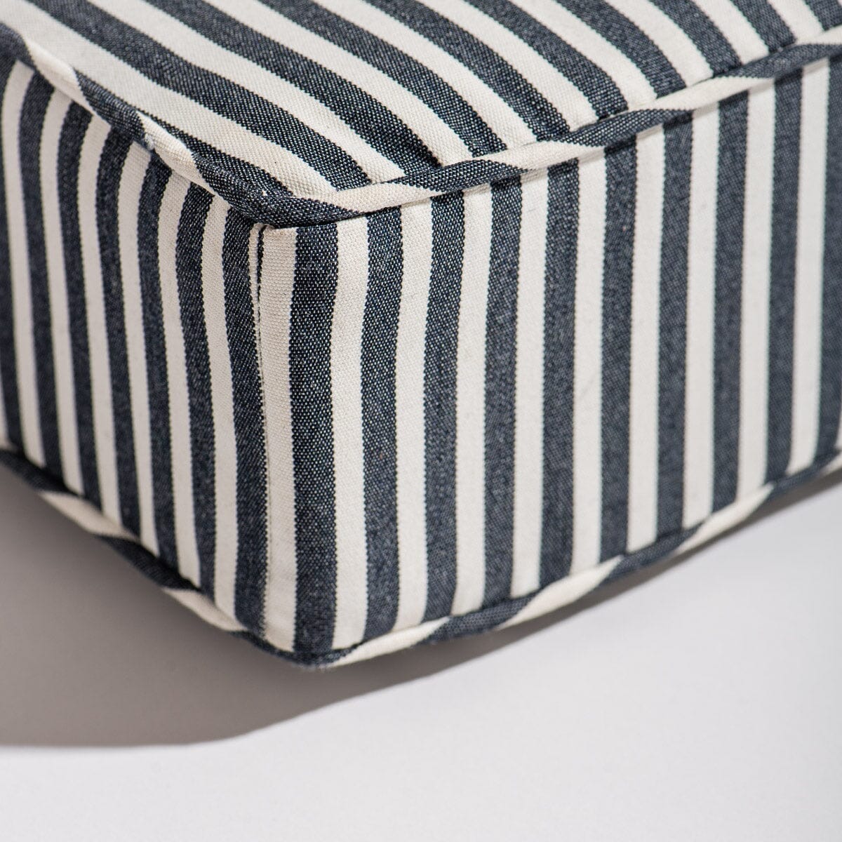 The Al Fresco Sun Lounger Cushion - Lauren's Navy Stripe Al Fresco Sun Lounger Cushions Business & Pleasure Co.