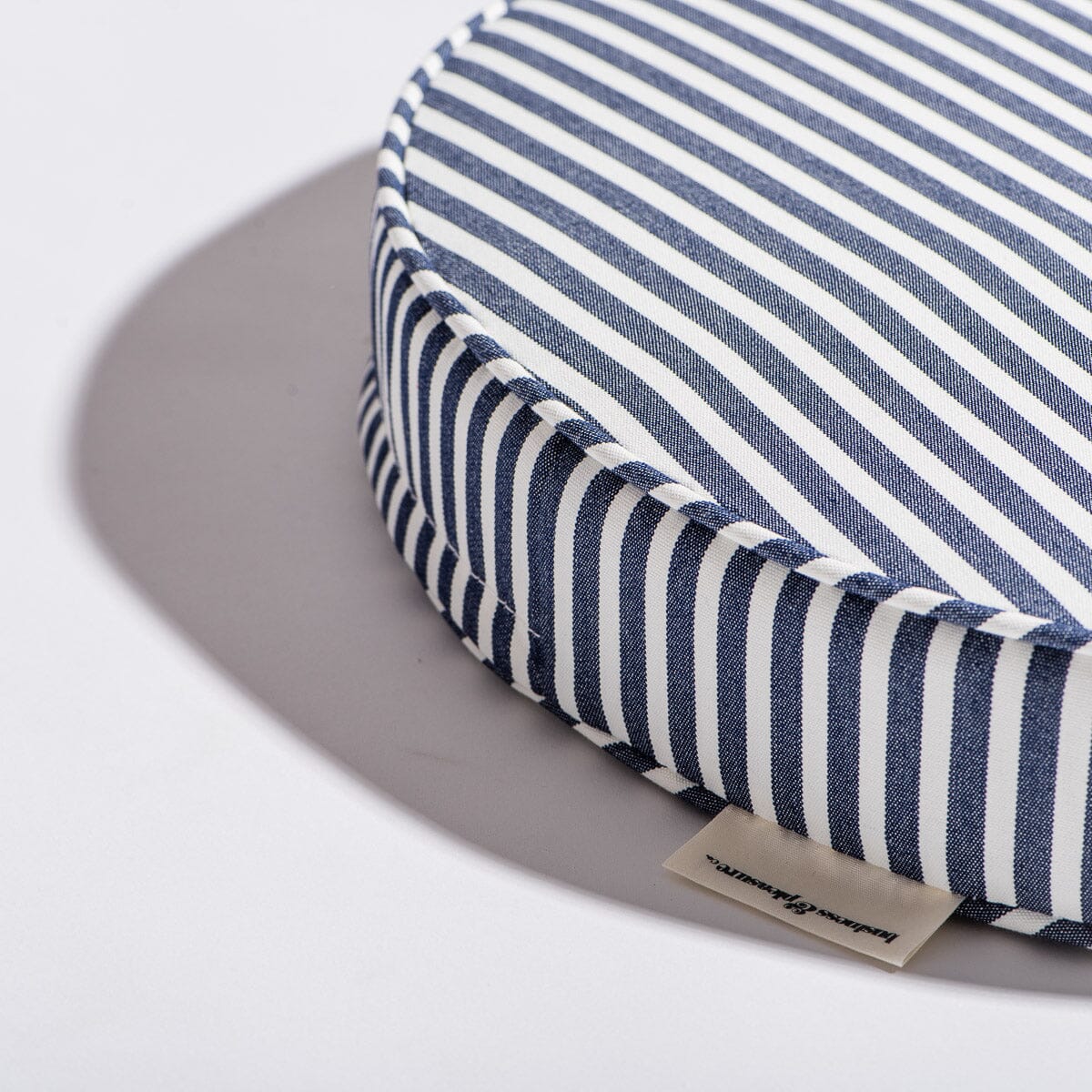 The Circular Pillow - Laurens Navy Stripe Circular Pillow Business & Pleasure Co Aus