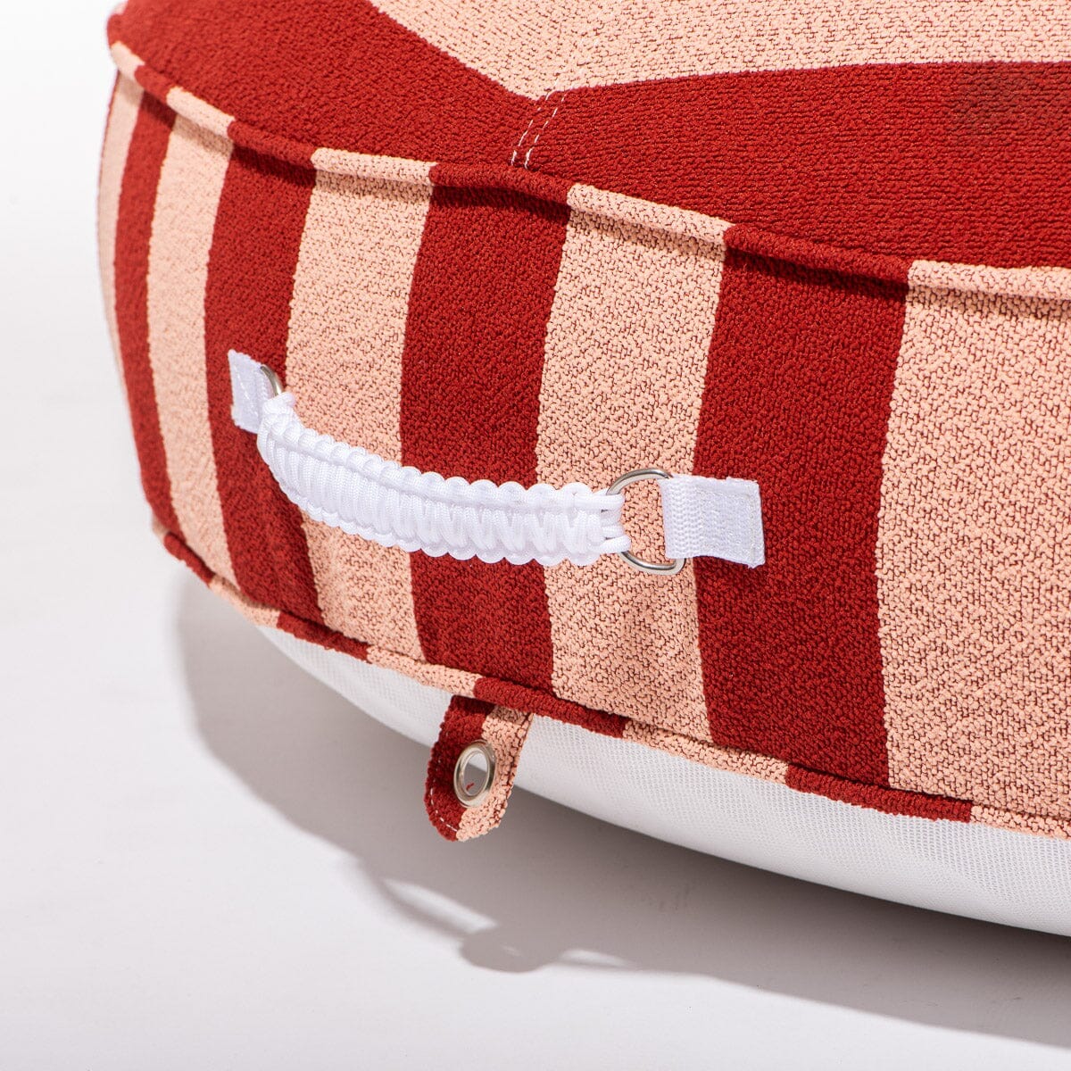 The Canvas Pool Ring - Terry Terracotta Stripe Canvas Pool Ring Business & Pleasure Co Aus