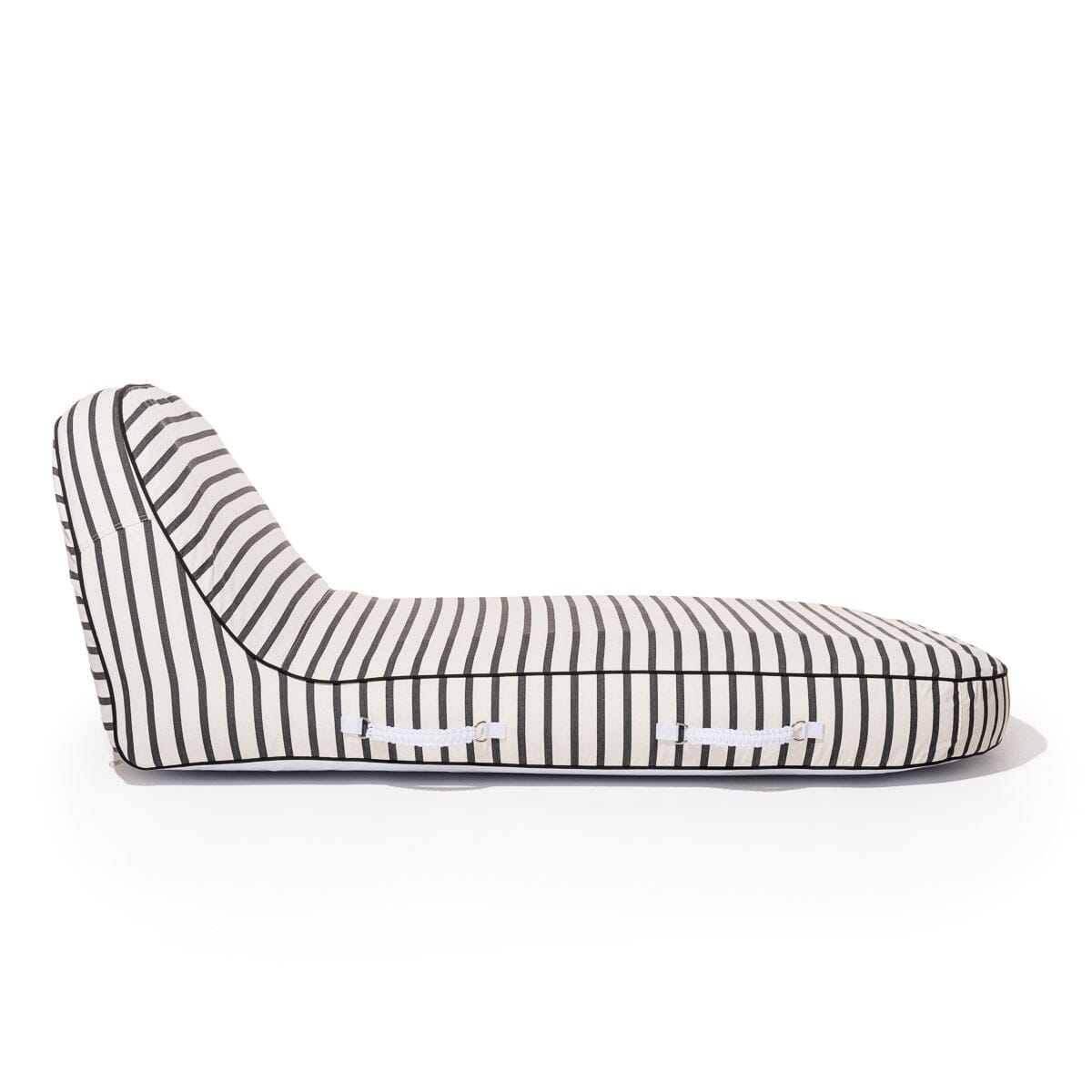 The Pool Lounger - Monaco Black Stripe Pool Lounger Business & Pleasure Co Aus