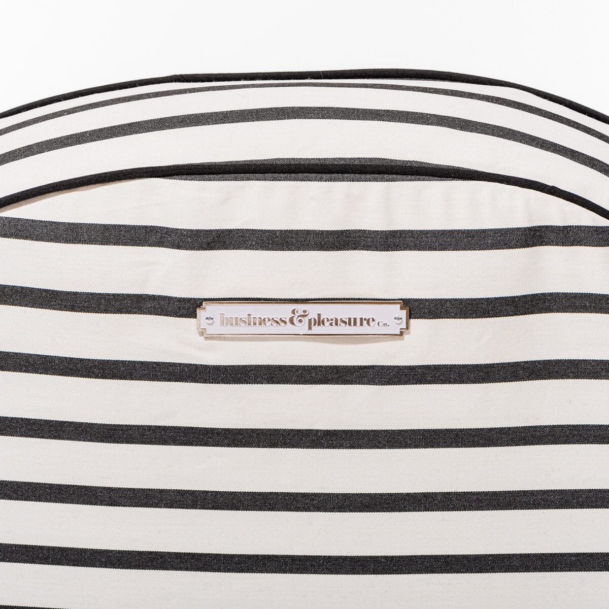 The Pool Lounger - Monaco Black Stripe Pool Lounger Business & Pleasure Co Aus