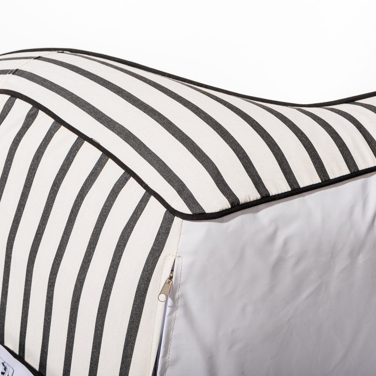 The Pool Lounger - Monaco Black Stripe Pool Lounger Business & Pleasure Co Aus
