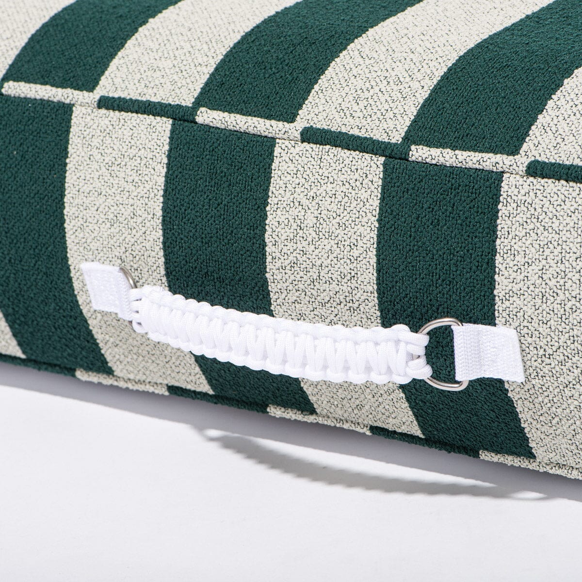 The Pool Lounger - Terry Green Stripe Pool Lounger Business & Pleasure Co Aus
