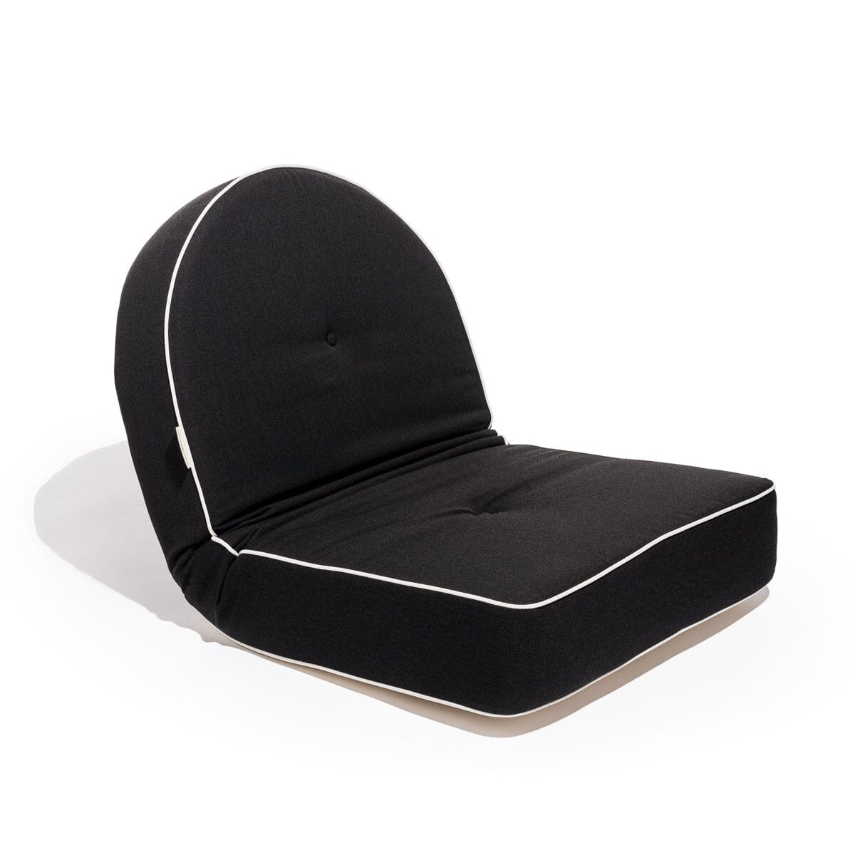 The Reclining Pillow Lounger - Rivie Black Reclining Lounger Business & Pleasure Co Aus 