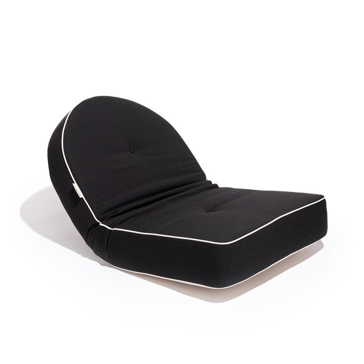 The Reclining Pillow Lounger - Rivie Black Reclining Lounger Business & Pleasure Co Aus 