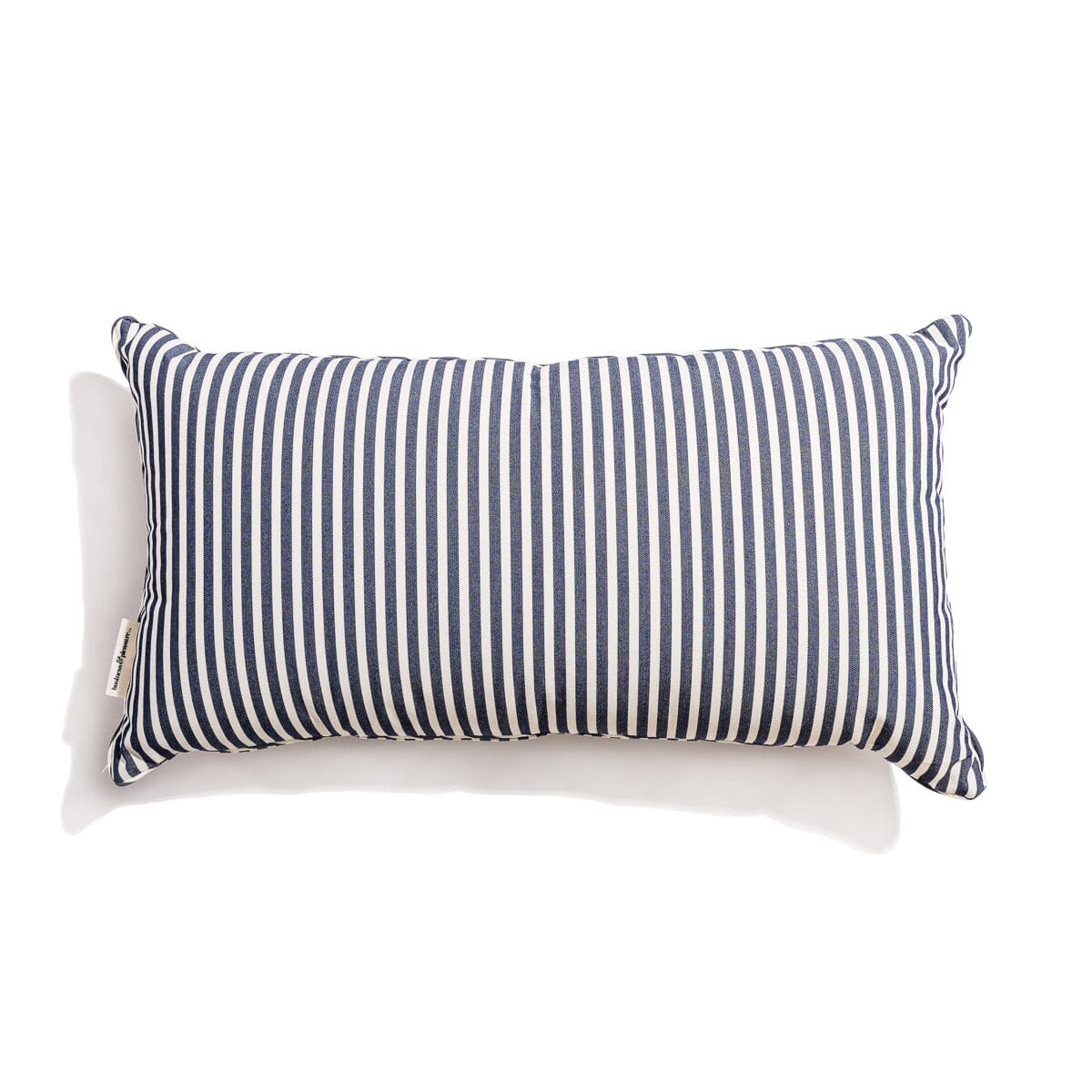 The Rectangle Throw Pillow - Lauren's Navy Stripe Rectangle Throw Pillow Business & Pleasure Co Aus