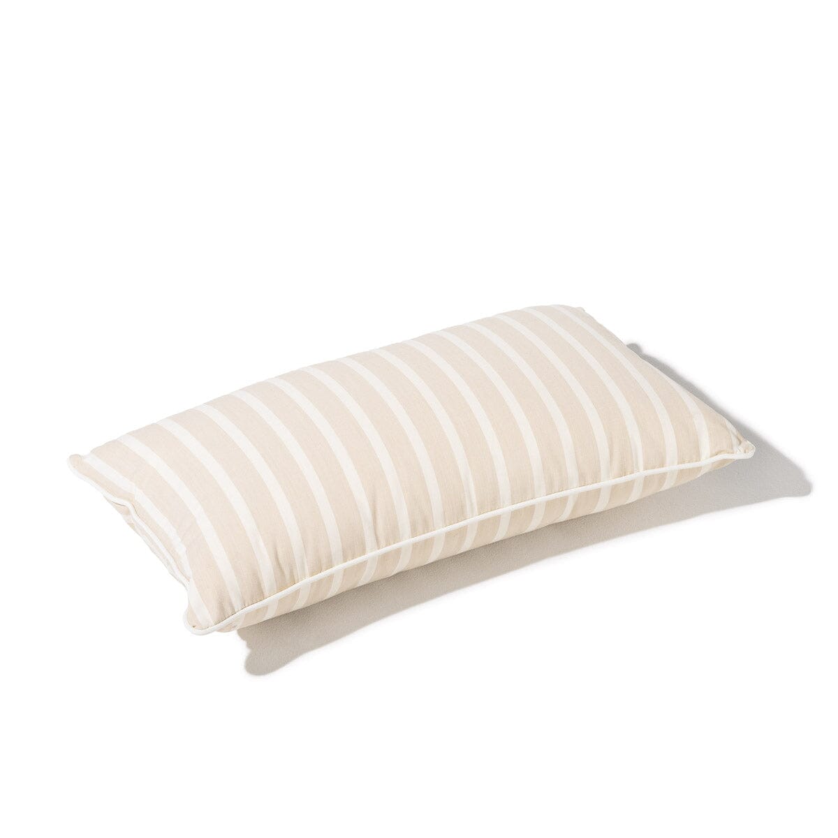 Product image of The Rectangle Throw Pillow - Monaco Natural Stripe Rectangle Throw Pillow Business & Pleasure Co Aus