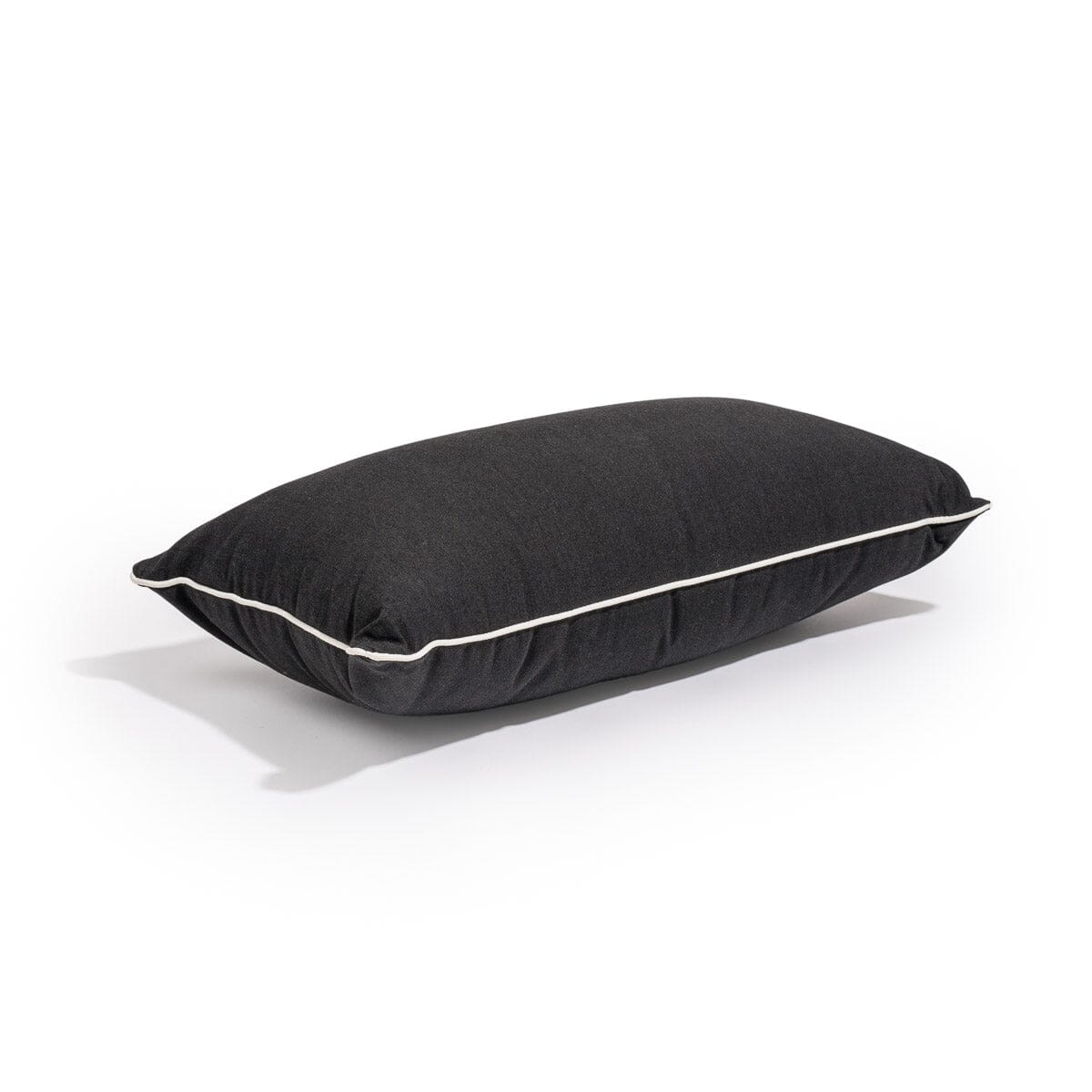 The Rectangle Throw Pillow - Rivie Black Rectangle Throw Pillow Business & Pleasure Co Aus