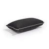 Swatch for The Rectangle Throw Pillow - Rivie Black