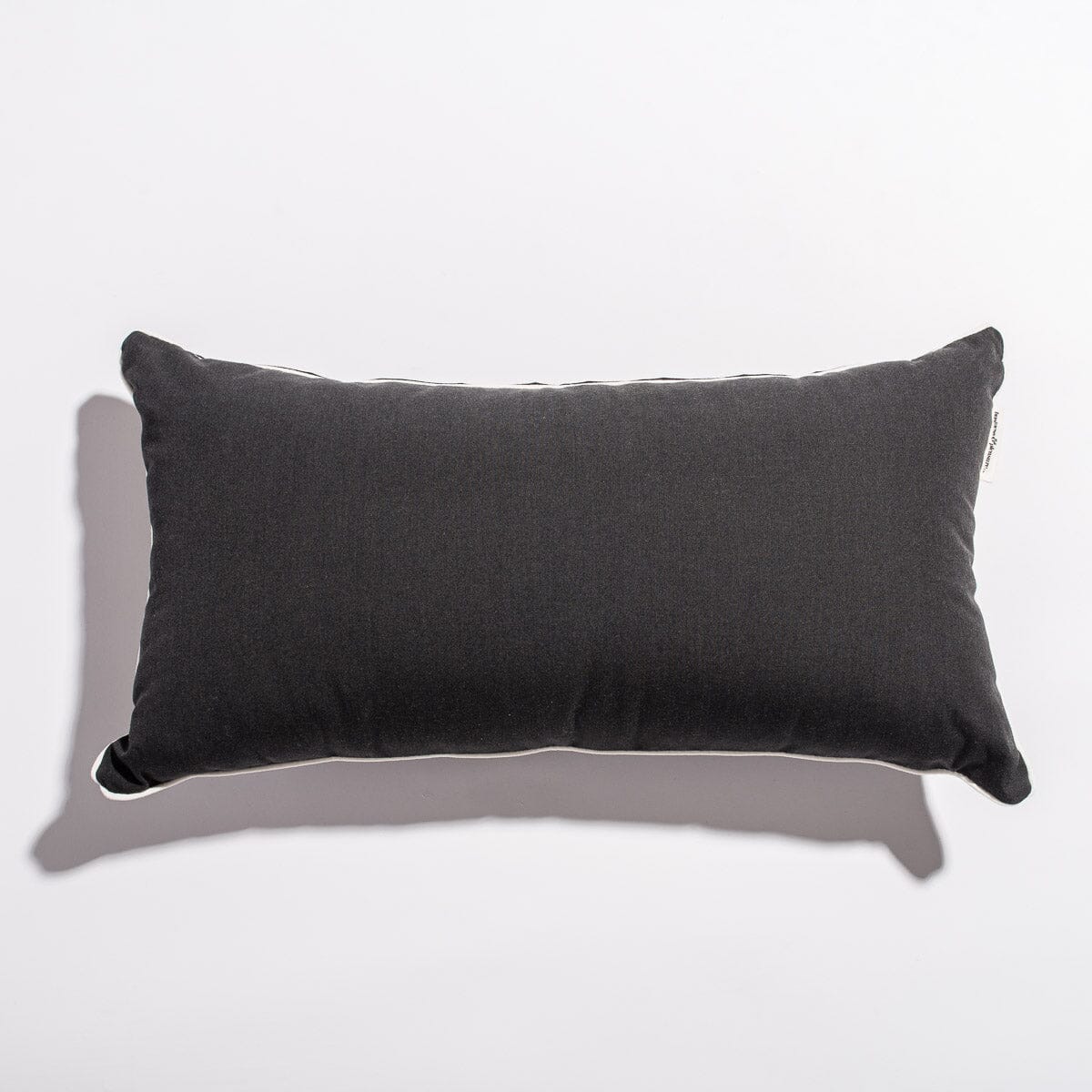 The Rectangle Throw Pillow - Rivie Black Rectangle Throw Pillow Business & Pleasure Co Aus