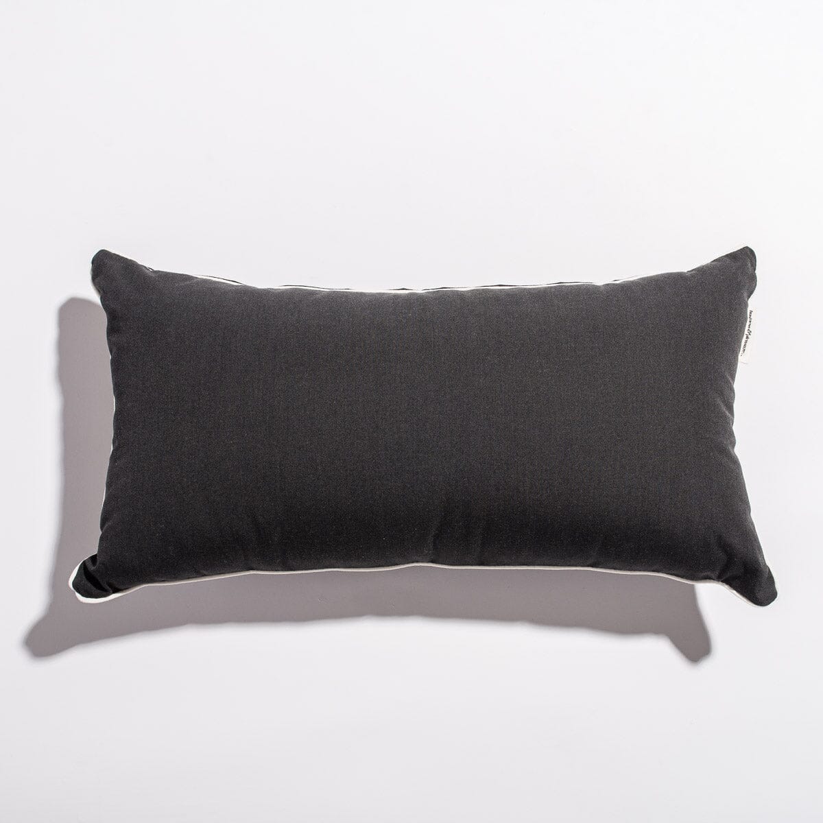 The Rectangle Throw Pillow - Rivie Black Rectangle Throw Pillow Business & Pleasure Co Aus 