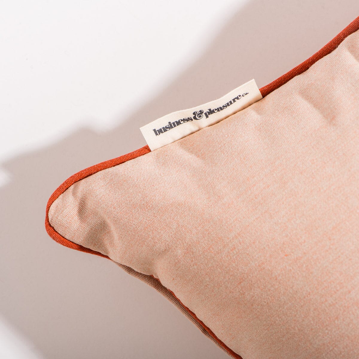 The Rectangle Throw Pillow - Rivie Pink Rectangle Throw Pillow Business & Pleasure Co Aus