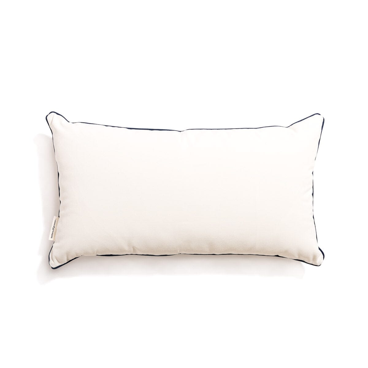 The Rectangle Throw Pillow - Rivie White Rectangle Throw Pillow Business & Pleasure Co Aus
