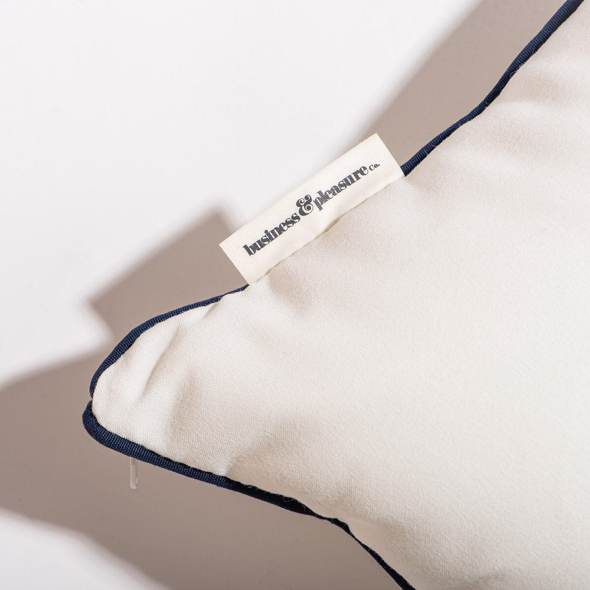 The Rectangle Throw Pillow - Rivie White Rectangle Throw Pillow Business & Pleasure Co Aus