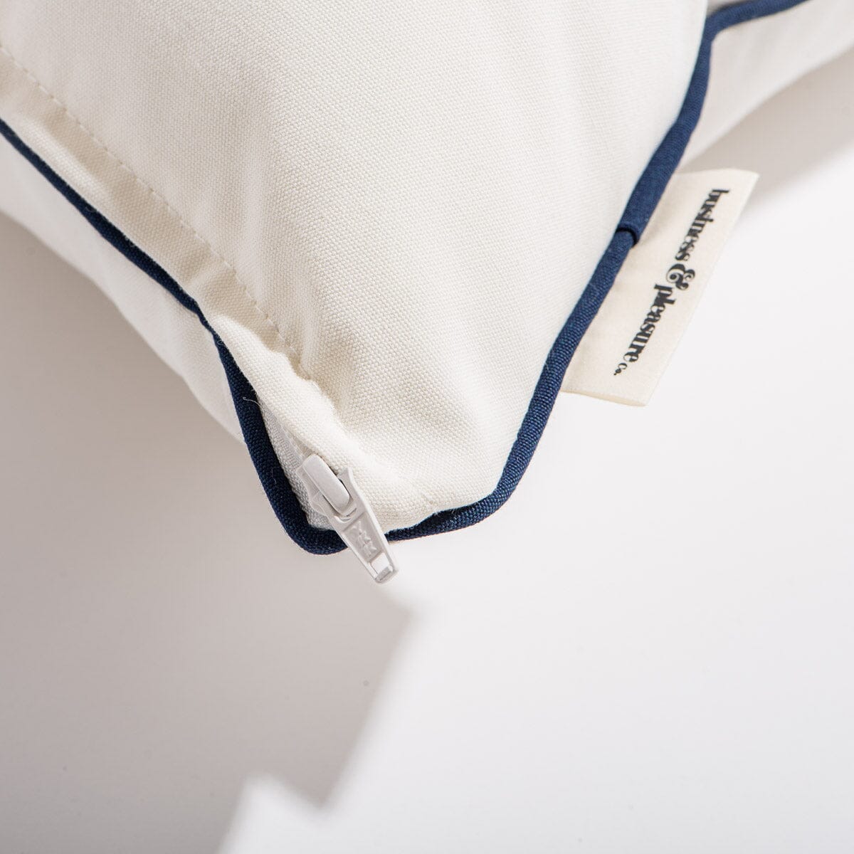 The Rectangle Throw Pillow - Rivie White Rectangle Throw Pillow Business & Pleasure Co Aus