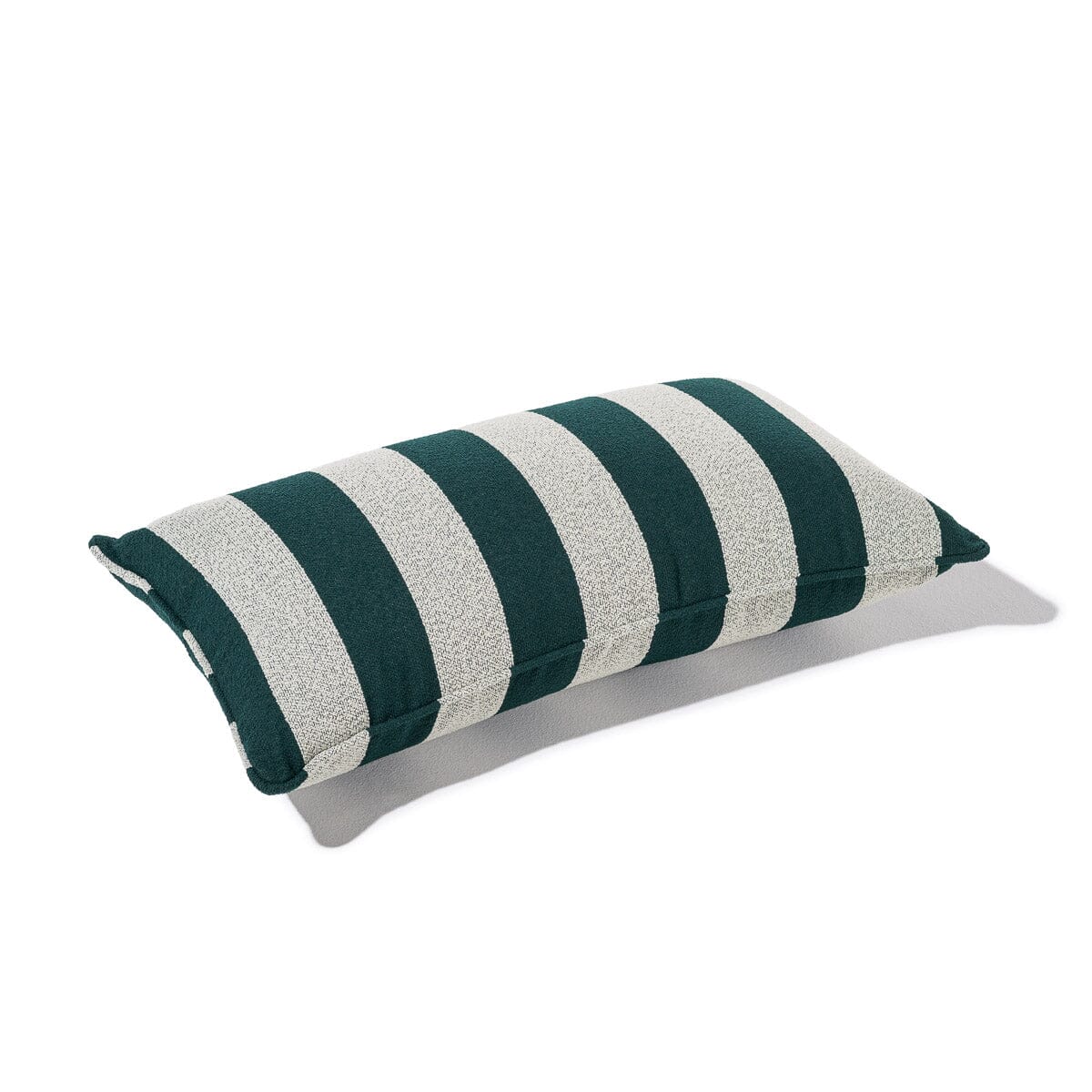 Product image of The Rectangle Throw Pillow - Terry Green Stripe Rectangle Throw Pillow Business & Pleasure Co Aus