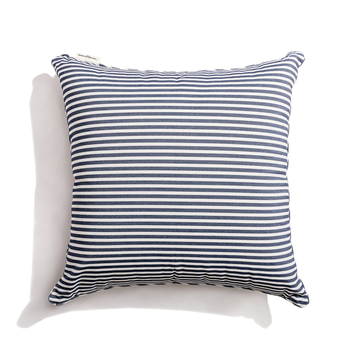 The Euro Throw Pillow - Lauren's Navy Stripe Euro Throw Pillow Business & Pleasure Co Aus