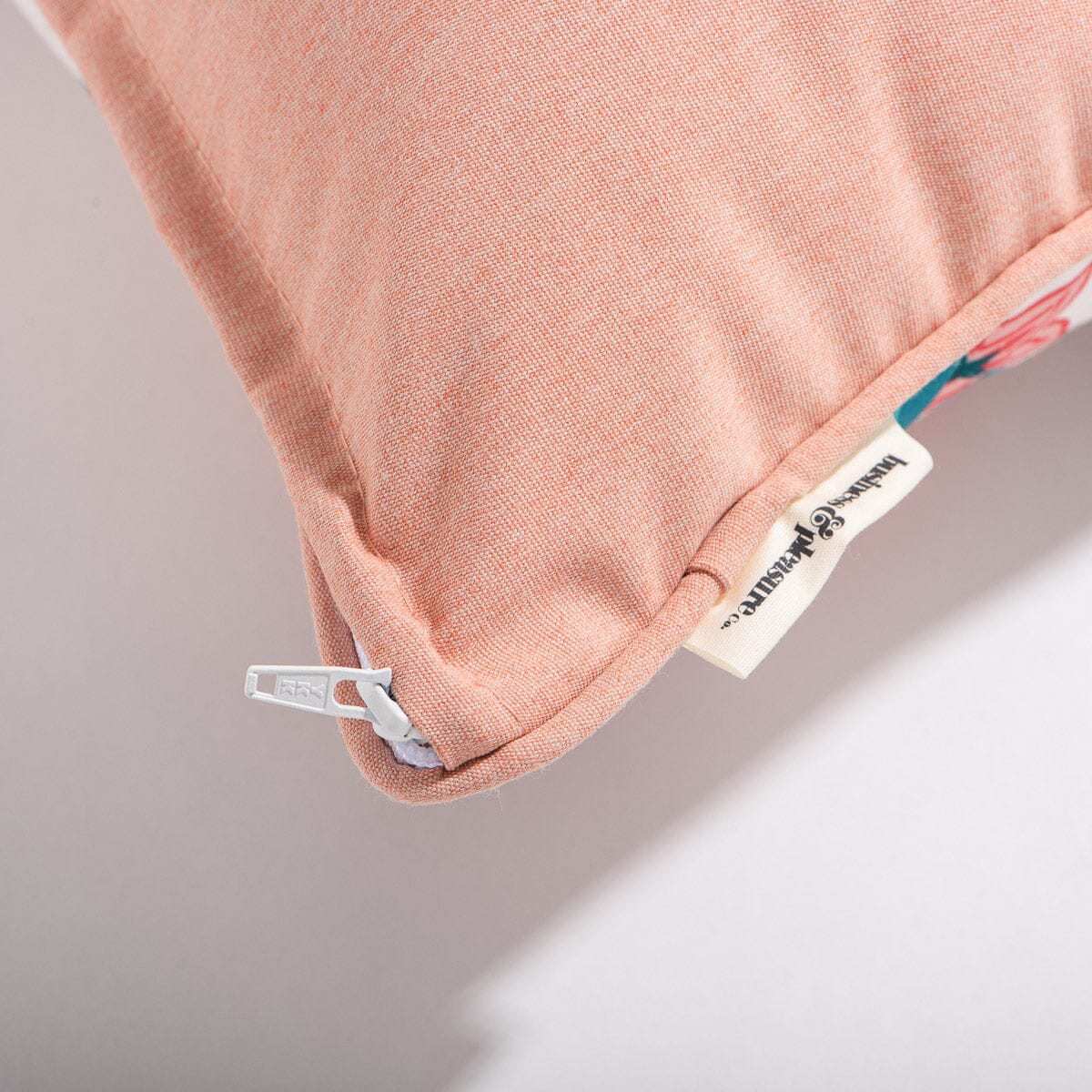 The Euro Throw Pillow - Paisley Bay Palm Pink Euro Throw Pillow Business & Pleasure Co Aus