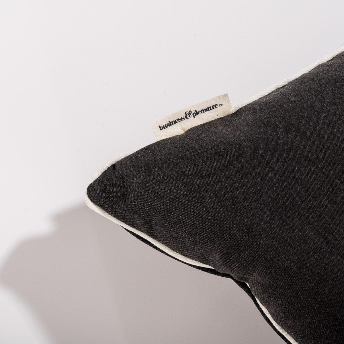 The Euro Throw Pillow - Rivie Black Euro Throw Pillow Business & Pleasure Co Aus