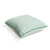 Swatch for The Euro Throw Pillow - Rivie Green