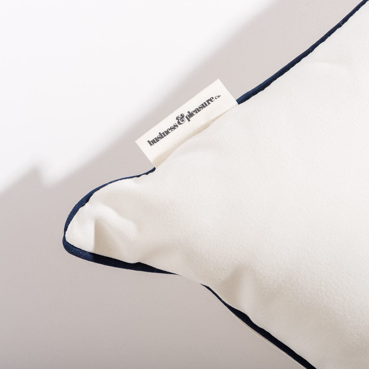 The Euro Throw Pillow - Rivie White Euro Throw Pillow Business & Pleasure Co Aus